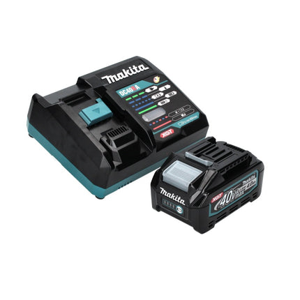 Makita GA 008 GM1 Meuleuse d'angle sans fil 40 V maxi 125 mm Brushless XGT + 1x Batterie 4.0 Ah + Chargeur