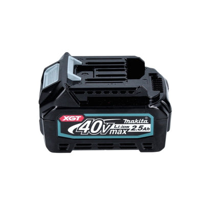 Makita GA 008 GD101 Meuleuse d'angle sans fil 40 V maxi 125 mm brushless XGT + 1x Batterie 2,5 Ah + Makpac - sans chargeur
