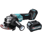 Makita GA 016 GD1 Meuleuse d'angle sans fil 40 V maxi 125 mm brushless XGT + 1x Batterie 2,5 Ah - sans chargeur