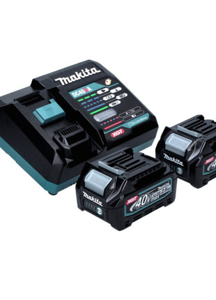 Makita GA 016 GD2 Meuleuse d'angle sans fil 40 V maxi 125 mm Brushless XGT + 2x Batteries 2,5 Ah + Chargeur