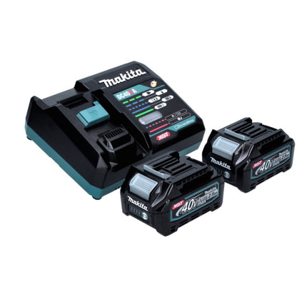 Makita GA 016 GD2 Meuleuse d'angle sans fil 40 V maxi 125 mm Brushless XGT + 2x Batteries 2,5 Ah + Chargeur