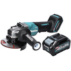 Makita GA 016 GM1 Meuleuse d'angle sans fil 40 V maxi 125 mm Brushless XGT + 1x Batterie 4.0 Ah - sans chargeur