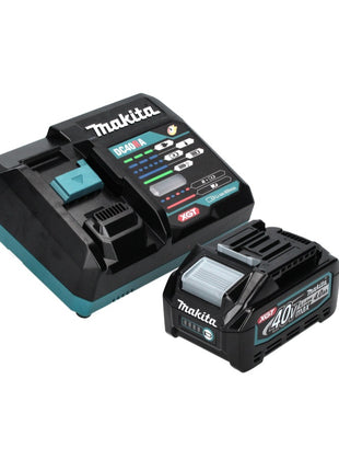 Meuleuse d'angle sur batterie Makita GA 016 GM1 40 V max. 125 mm sans balais XGT + 1x batterie 4,0 Ah + chargeur