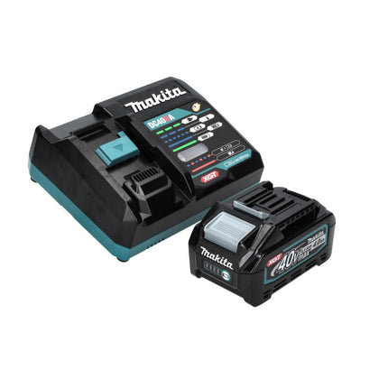 Meuleuse d'angle sur batterie Makita GA 016 GM1 40 V max. 125 mm sans balais XGT + 1x batterie 4,0 Ah + chargeur