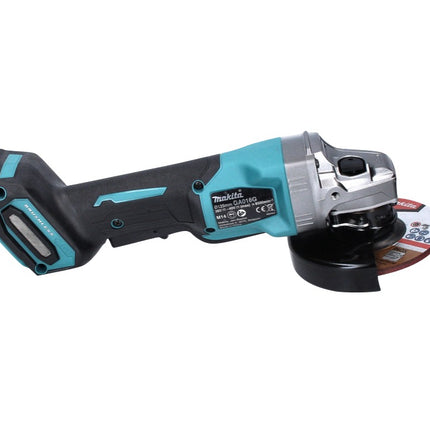 Makita GA 016 GM2 Meuleuse d'angle sur batterie 40 V max 125 mm Brushless XGT + 2x Batteries 4.0 Ah + Chargeur