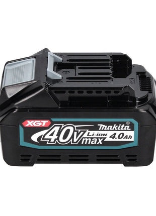 Kit de fuente de alimentación Makita 40 V máx. con 2 baterías BL 4040 4,0 Ah XGT (2x 191B26-6) + cargador rápido DC 40 RA XGT LXT (191E07-8)