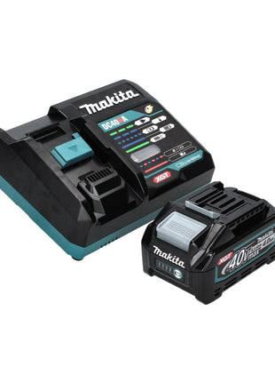 Meuleuse d'angle sur batterie Makita GA 016 GM101 40 V max. 125 mm sans balais XGT + 1x batterie 4,0 Ah + chargeur + Makpac