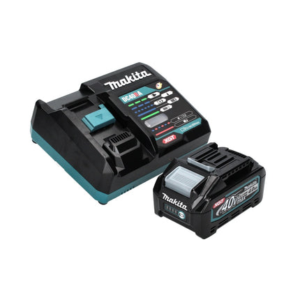 Meuleuse d'angle sur batterie Makita GA 016 GM101 40 V max. 125 mm sans balais XGT + 1x batterie 4,0 Ah + chargeur + Makpac