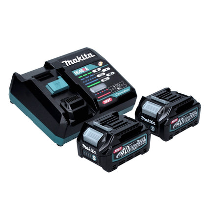 Makita DF 001 GD201 Perceuse-visseuse sans fil 40 V maxi 140 Nm XGT Brushless + 2x Batteries 2,5 Ah + Chargeur + Coffret Makpac