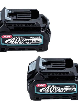 Makita JR 001 GD2 Scie recipro sans fil 40 V max. sans balais XGT + 2x Batteries 2,5 Ah + Chargeur + Lames de scie - sans coffret