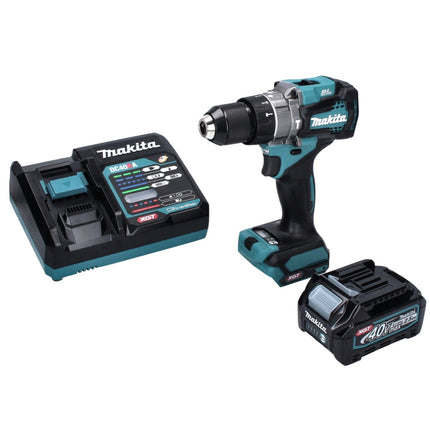 Perceuse à percussion sur batterie Makita HP 001 GD1 40 V max. 140 Nm XGT Brushless + 1x batterie 2,5 Ah + chargeur