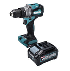 Makita HP 001 GM1 Perceuse-visseuse à percussion sans fil 40 V maxi 140 Nm XGT Brushless + 1x Batterie 4.0 Ah - sans chargeur