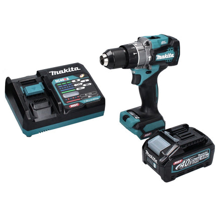 Makita HP 001 GM1 40 V max Perceuse-visseuse à percussion sans fil 140 Nm XGT brushless + 1x Batterie 4,0 Ah + Chargeur
