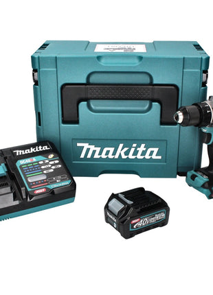 Perceuse à percussion sur batterie Makita HP 001 GD101 40 V max. 140 Nm XGT Brushless + 1x batterie 2,5 Ah + chargeur + Makpac