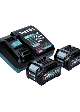 Perceuse à percussion sur batterie Makita HP 001 GD201 40 V max. 140 Nm XGT Brushless + 2x batterie 2,5 Ah + chargeur + Makpac