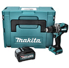 Perceuse à percussion sans fil Makita HP 001 GM101 40 V max. 140 Nm XGT Brushless + 1x batterie 4,0 Ah + Makpac - sans chargeur