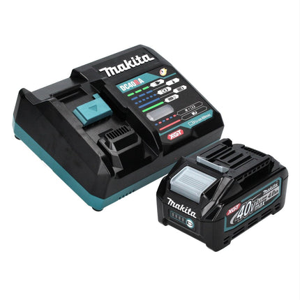 Makita JR 001 GM101 Scie réversible sans fil 40 V max. Scie sabre brushless XGT + 1x batterie 4,0 Ah + chargeur + coffret