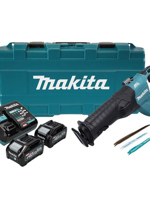 Makita JR 001 GM201 Akku Reciprosäge 40 V max. Brushless Säbelsäge XGT + 2x Akku 4,0 Ah + Ladegerät + Koffer