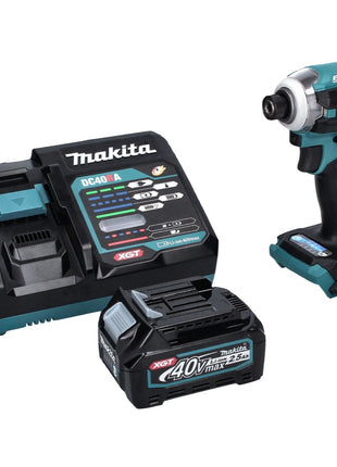 Makita TD001GD1 Visseuse à percusion sans fil 220Nm 40V 1/4" XGT Brushless + 1x Batterie 2,5 Ah + Chargeur