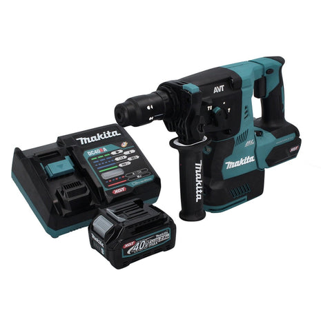 Makita HR 004 GD1 marteau combiné à batterie 40 V max. 2,8 J SDS plus XGT Brushless + 1x batterie 2,5 Ah + chargeur