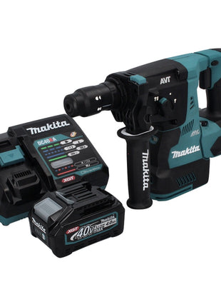 Makita HR 004 GM1 marteau combiné à batterie 40 V max. 2,8 J SDS plus XGT Brushless + 1x batterie 4,0 Ah + chargeur