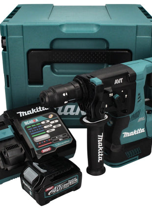 Makita HR 004 GD101 marteau combiné à batterie 40 V max. 2,8 J SDS plus XGT Brushless + 1x batterie 2,5 Ah + chargeur + Makpac