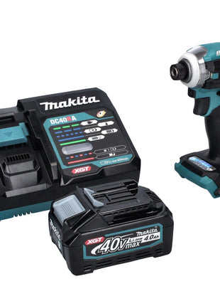 Makita TD001GM1 Visseuse à percusion sans fil 220Nm 40V 1/4" XGT Brushless + 1x Batterie 4,0Ah + Chargeur