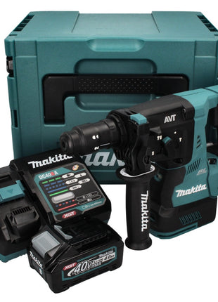 Makita HR 004 GM101 marteau combiné à batterie 40 V max. 2,8 J SDS plus XGT Brushless + 1x batterie 4,0 Ah + chargeur + Makpac