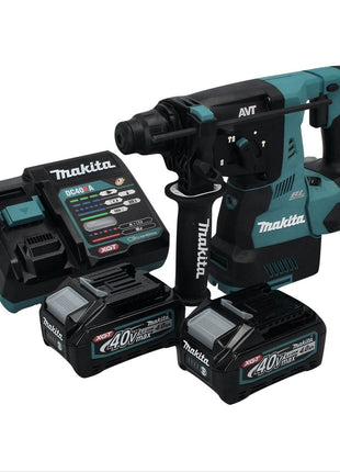 Makita HR 003 GM2 marteau combiné à batterie 40 V max. 2,8 J SDS plus brushless + 2x batterie 4,0 Ah + chargeur