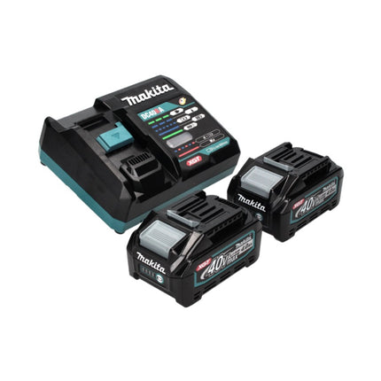 Makita HR 004 GM201 marteau combiné à batterie 40 V max. 2,8 J SDS plus XGT Brushless + 2x batterie 4,0 Ah + chargeur + Makpac