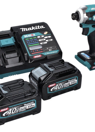 Makita TD001GM2 Visseuse à percusion sans fil 220Nm 40V 1/4" XGT Brushless + 2x Batteries 4,0Ah + Chargeur