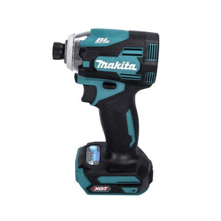 Makita TD001GD101 Visseuse à percusion sans fil 220Nm 40V 1/4" XGT Brushless + 1x Batterie 2,5Ah + Coffret Makpac - sans chargeur