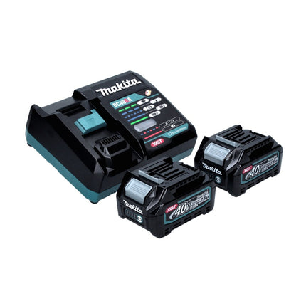 Makita TD001GD201 Visseuse à percusion sans fil 220Nm 40V 1/4" XGT Brushless + 2x Batteries 2,5Ah + Chargeur + Coffret Makpac