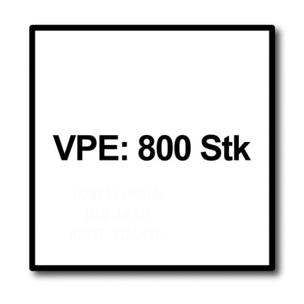 Vis de terrasse SPAX 5,0 x 60 mm en acier inoxydable A2 800 pièces (2x 0537000500605) filetage de fixation culasse Torx T-STAR Plus T25 Cut