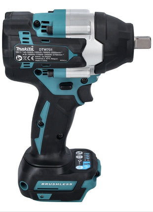 Makita DTW 701 Z Boulonneuse à chocs 18 V 700 Nm 1/2" XPT Brushless Solo - sans batterie, sans chargeur