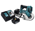 Makita DPB 183 RM1 Scie à ruban sans fil 18 V 66 mm brushless + 1x Batterie 4.0 Ah + Chargeur