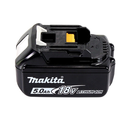 Makita DPB 183 T1 Scie à ruban sans fil 18 V 66 mm brushless + 1x Batterie 5.0 Ah - sans chargeur