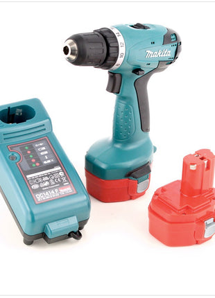 Makita 6281 14,4 V Ni-MH Akku Bohrschrauber + 2x 3 Ah Dinotech Akku inkl. 126 tlg. Werkzeug Set - Toolbrothers