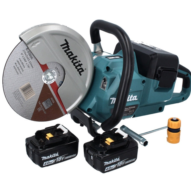Makita DCE090ZX1 Decoupeuse sans fil sans balai 230 mm 36 V (2x 18 V) + 2x Batteries 4 Ah - sans chargeur
