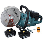 Makita DCE 090 T2X1 meuleuse à tronçonner sur batterie 36 V (2x 18 V) 230 mm sans balais + 2x batterie 5,0 Ah - sans chargeur