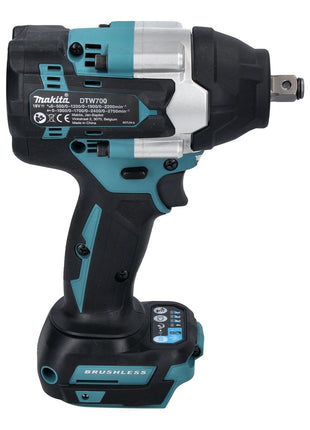 Makita DTW 700 RG1 Visseuse à chocs sans fil 18 V 700 Nm 1/2" XPT brushless + 1x Batterie 6,0 Ah + Chargeur