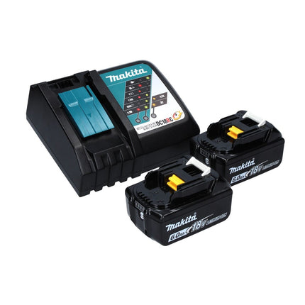 Makita DTW 700 RG Visseuse à chocs sans fil 18 V 700 Nm 1/2" XPT Brushless + 2x Batteries 6,0 Ah + Chargeur