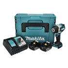 Makita DTW 700 RMJ Visseuse à choc sans fil 18 V 700 Nm 1/2'' XPT Brushless + 2x batterie 4,0 Ah + chargeur + Makpac