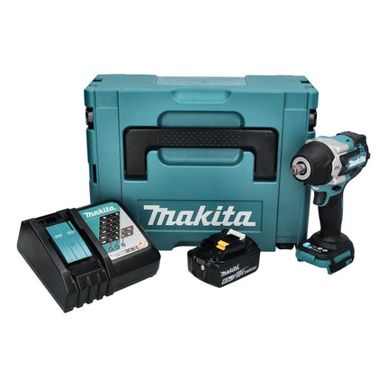 Makita DTW 700 RG1J Visseuse à chocs sans fil 18 V 700 Nm 1/2" XPT Brushless + 1x Batterie 6,0 Ah + Chargeur + Makpac