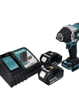 Makita DTW 701 RF akumulatorowy klucz udarowy 18 V 700 Nm 1/2" XPT bezszczotkowy + 2x akumulator 3,0 Ah + ładowarka