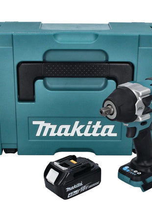 Makita DTW 701 M1J Clé à choc sans fil 18 V 700 Nm 1/2'' XPT Brushless + 1x batterie 4,0 Ah + Makpac - sans chargeur