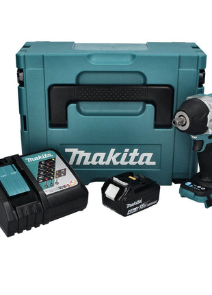 Makita DTW 701 RM1J Clé à choc sans fil 18 V 700 Nm 1/2'' XPT Brushless + 1x batterie 4,0 Ah + chargeur + Makpac