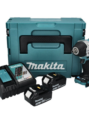 Makita DTW 701 RMJ Clé à choc sans fil 18 V 700 Nm 1/2'' XPT Brushless + 2x batterie 4,0 Ah + chargeur + Makpac