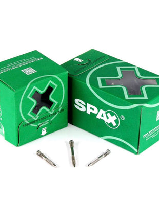 Vis de terrasse SPAX aluminium 5,0 x 51 mm 200 pièces Acier inoxydable A2 (2x 0557000500513) filetage de fixation culasse Torx T-STAR Plus Foret T25