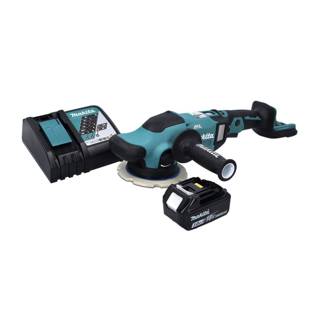 Makita DPO 600 RF1 Ponceuse excentrique sans fil 18 V 150 mm XPT Brushless + 1 batterie 3,0 Ah + chargeur